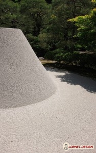 Jardin sec au Ginkakuji.